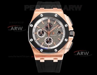 Best copy TK Factory Audemars Piguet Royal Oak Offshore Rose Gold Case Chronograph 44mm 